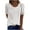 White#2, variant on LEAVINGSUO Womens Tops Clearance under $10 Summer Clearance Fashion Women Casual Solid Short Sleeve V-Neck Lace T-Shirt Blouse Tops
