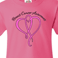 thumbnail image 4 of Inktastic Breast Cancer Awareness with Pink Ribbon Heart Youth T-Shirt, 4 of 5