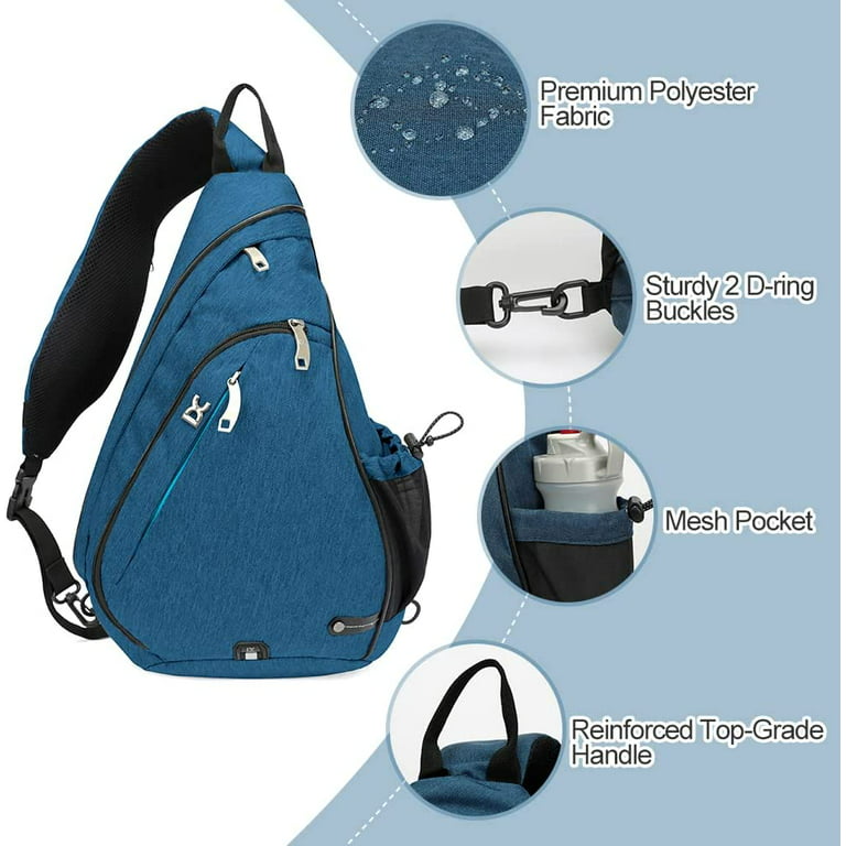  Vaupan Crossbody Bag Small Shoulder Bag for Men, Women Mini Messenger  Bag Wristlet Purses With 2 Removable Straps, Water Resistant Satchel Bag  for Travel Work Hiking (Black) : Clothing, Shoes 