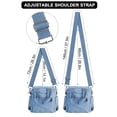 thumbnail image 4 of Deago Women Nylon Tote Purse Waterproof Multi-function Crossbody Shoulder Handbags Light Travel Messenger Bag (Blue), 4 of 10