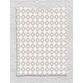 thumbnail image 1 of Mosaic Tapestry, Abstract Geometrical Shapes Rhombus Patterns from Dots in Repeating Style Print, Wall Hanging for Bedroom Living Room Dorm Decor, 60W X 80L Inches, Grey and White, by Ambesonne, 1 of 2