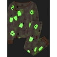 thumbnail image 2 of The Children's Place Baby, Toddler, & Girls Snug Fit Glow-in-the-Dark Ghosts Cotton Pajamas, Sizes NB-16, 2 of 4