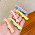 thumbnail image 4 of Visland Bangs Clip Creative Design Comb Shape Non-slip Smooth Edge Fix Hair Portable Cartoon Sweet Style Side Clip for Daily Wear, 4 of 6
