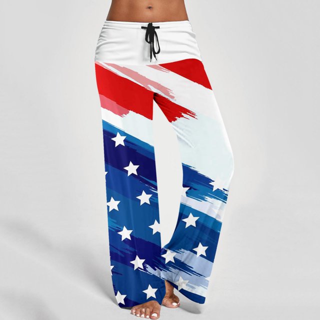 MKLEKYY Leggings deportivos para mujer, cintura alta, bolsillos, cintura elástica, estampados, pantalones de yoga sueltos, pantalones largos casuales 4786