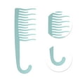 thumbnail image 3 of Unique Bargains 1 Pc Simple Durable Hair Comb Blue PP Wheat Straw, 3 of 6