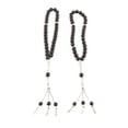 thumbnail image 2 of Cuentas de Oración BuyWeek Negras Pulidas 2 Piezas 33 Cuentas de Oración de Mano, 2 of 14