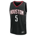 thumbnail image 2 of Men's Fanatics Fred VanVleet Black Houston Rockets Fast Break Replica Player Jersey - Statement Edition, 2 of 3
