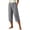 Gray, variant on Fashion Clothing, Womens Wide Leg Palazzo Pants Summer Beach High Waisted Cropped Flowy Pants 2026 Dressy Casual Trousers with Pockets, Capri Pants for Women Dressy Casual Petite