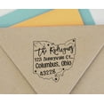 thumbnail image 4 of Printtoo Round Custom Return Address Self Inking Rubber Stamp Ohio Map Personalized Stamper Idea, 4 of 6
