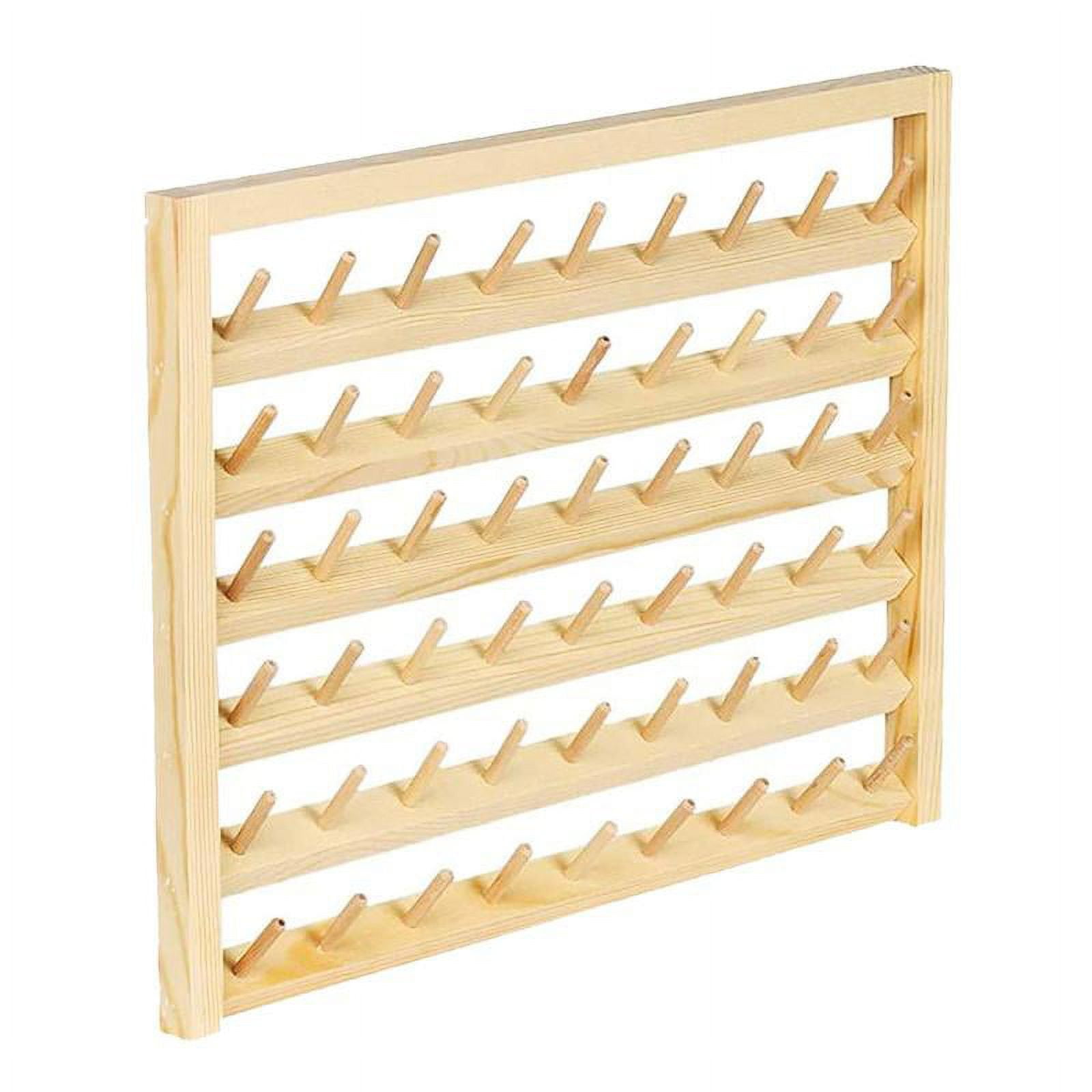 Spools Wooden Thread Rack Hair Separator For Braiding Pine Wood Hair  Separator Standing Or Wall Mounted Stable Sewing Organizer
