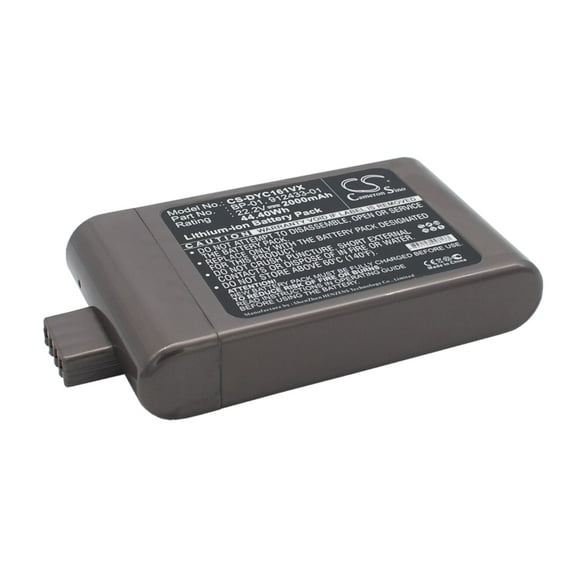 Szdcoo 12097, 912433-01, 912433-03, 912433-04, BP-01, 2000mAh Battery Replacement for Dyson D12 Cordless Vacuum, DC16, DC-16, DC16 Animal, DC16 Boat, DC16 Car