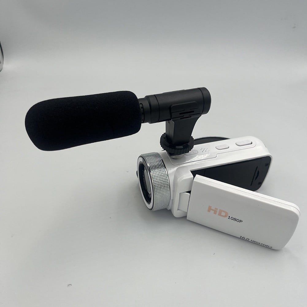 1080P FHD Video Camera with microphone:16X Zoom & 2.7 LCD Perfect for Vlogging!