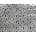 thumbnail image 4 of oneOone Tissu Viscose Georgette Imprimé Squelette de Poisson Océan 1 Yard 42 Pouces de Large, 4 of 4