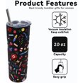 thumbnail image 3 of Nurse Tumbler with Straw and Lid, Nurse Gifts for Women, Nurse Coffee Mug, LPN NICU RN Gifts for Nurses, Valentines Christmas Gifts for Nurses, medical assistant gifts, doctor gifts - Nurse Cup 20 Oz, 3 of 6