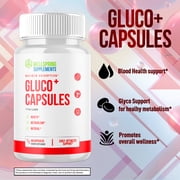 Gluco+ Advanced Formula Blood Support for Health and Wellness 120 Capsules
