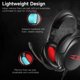 thumbnail image 5 of Auriculares con cable LIBERTY GAMER FLIT Auriculares para juegos montados en la cabeza Unidad de controlador de 53 mm Diseño liviano Micrófono desmontable Amplia compatibilidad Negro LIBERTY GAMER Auriculares con cable, 5 of 7