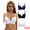 Blue/White/Black, variant on Lace Push Up Bras 3 Pcs C 46 Beige/Pink/White