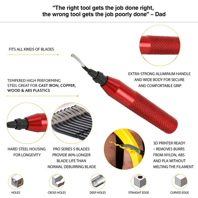 Hand held deburring tool deals