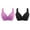 Purple, variant on Darzheoy Bras for Women No Underwire 2Packs Bras for Women Plus Size Wire-Free Comfortable Push Up Hollow Out Bra Underwear 46/105BC