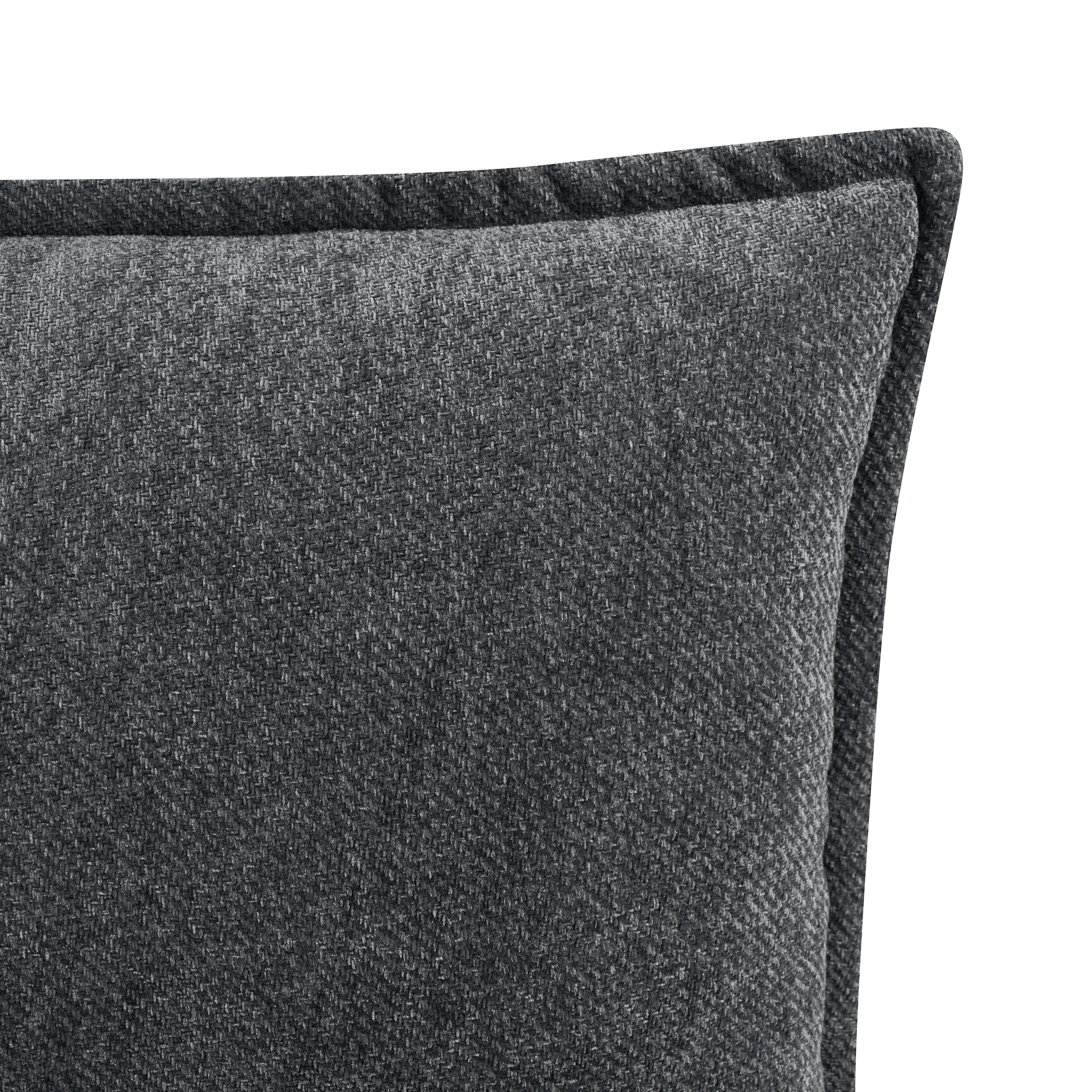 Mainstays 22 in x 22 in Greystone Oversized Chenille Decorative Pillow
