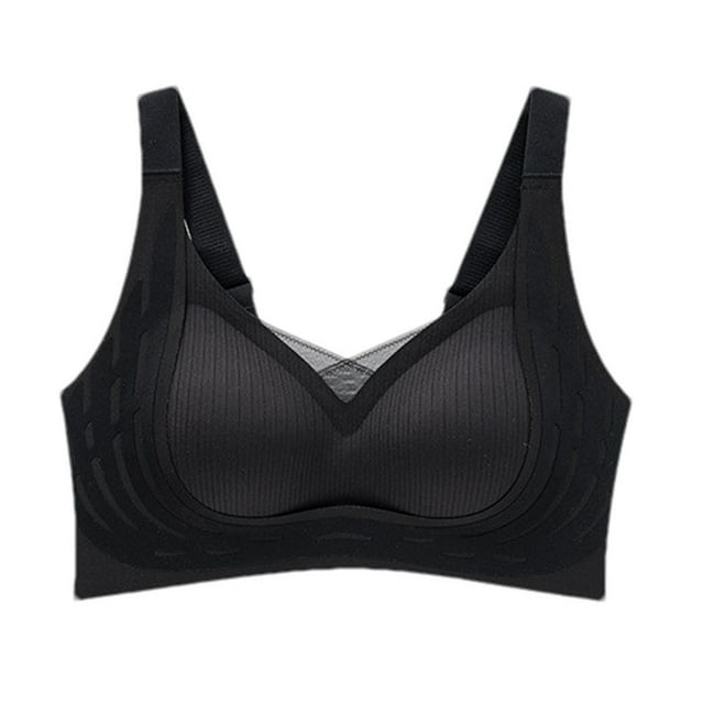 Timegard Wireless Bras for Women Full Coverage Adjustable Strap Comfortable Everyday Thin Bralette