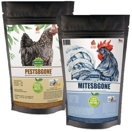 UPC: 0704907113138 | MitesBGone & PestsBGone Coop Herbs Bundle – Pampered Chicken Mama