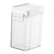 thumbnail image 5 of Cubo de arroz, recipiente para almacenar alimentos, rectangular, a prueba de fugas, tapa hermética transparente Blanco 600ml, 5 of 9