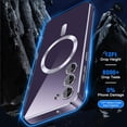 thumbnail image 2 of for Galaxy S22+ / S22 Plus Case,[Compatible with Magnetic],[10 FT Military Grade Drop Protection][Anti Yellowing] Slim Soft TPU Luxury Protective Phone Case for S22+Plus-Purple 11-sam s22p-05, 2 of 12