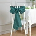 BalsaCircle 5 Polyester Chair Sashes Bows Ties Peacock Teal - Walmart.com