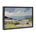 thumbnail image 2 of Stupell Industries Coastal Coastal Green Breeze Black Floating Frame Canvas Art, 25 x 17, by Elara Yasna, 2 of 8