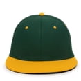 thumbnail image 3 of OC Sports CAGE25 Flexible Fitting Cap - Dark Green Gold, 3 of 8