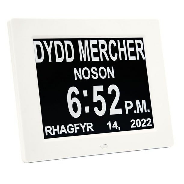 Reloj despertador digital con calendario relojes de demencia de