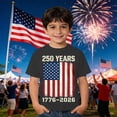 thumbnail image 3 of Tiijoy Boys America's 250th Independence Day T-Shirt Summer Short Sleeve Tee, Sizes 2-13, 3 of 3