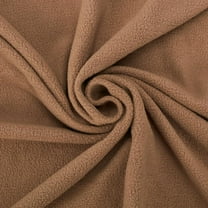 1.1Yard Brown Polar Fleece Fabric 63inch Solid Color Anti-Pill Fabric Patchwork Polyester Plush Fleece Cloth for Sewing Throw Blankets PJ Pants Booties