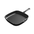 thumbnail image 1 of Tolstrey Poêle en Fonte à Poignée Unique 22cm - Durable, Répartition Uniforme de la Chaleur pour Steaks, Poissons, Crevettes & Porc - Compatible avec Cuisinières à Gaz & Induction - Ustensiles de Cuisine Stylés & Idéal, 1 of 5