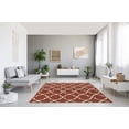 thumbnail image 3 of Riverbay Furniture 8' x 10' Hand Tufted Rug in Rust and Cream, 3 of 5