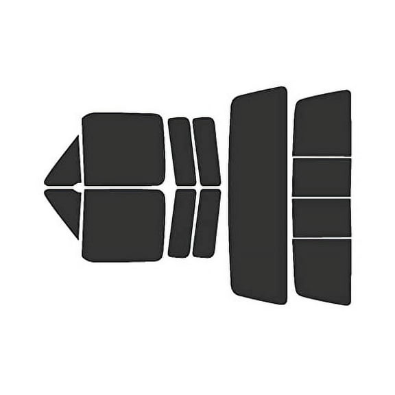 Rvinyl Car Window Pre Cut Tint Film DIY Kit Complete 20% Fits Ford F-150 1980-1991 2 Door