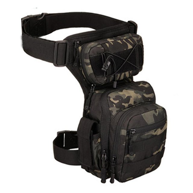 Bolsa táctica militar impermeable para pierna, bolsa cruzada sobre la pierna, aparejo para bicicleta al aire libre, ciclismo, senderismo, muslo