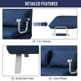 Convertible Sofa Bed Sleeper Chair, 5 Position Adjustable