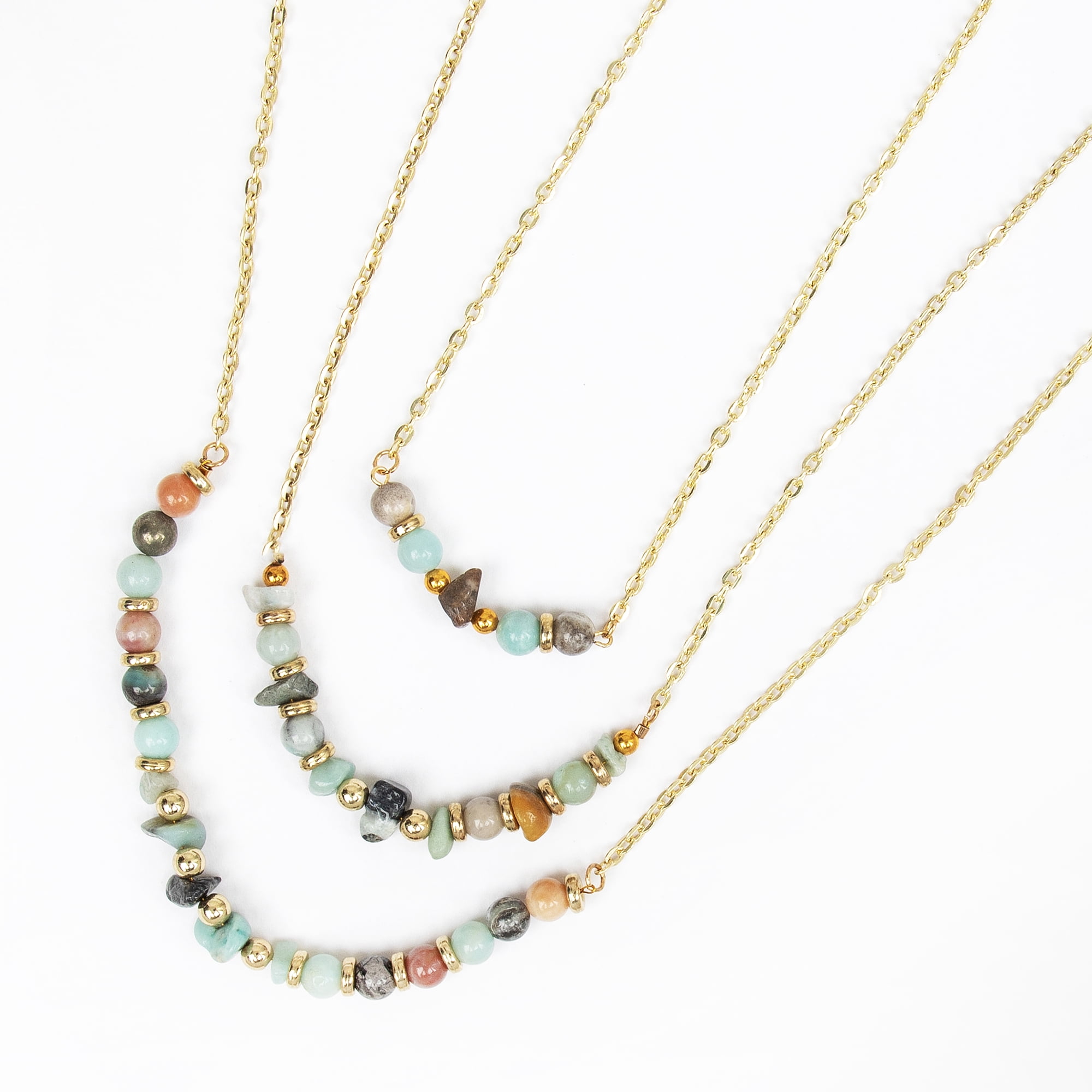 Cousin DIY Artisan Bead Kit for Jewelry Making - 1440 Pieces Includes Stone, Letter, Copper, Plastic Pearl, and Wood Beads