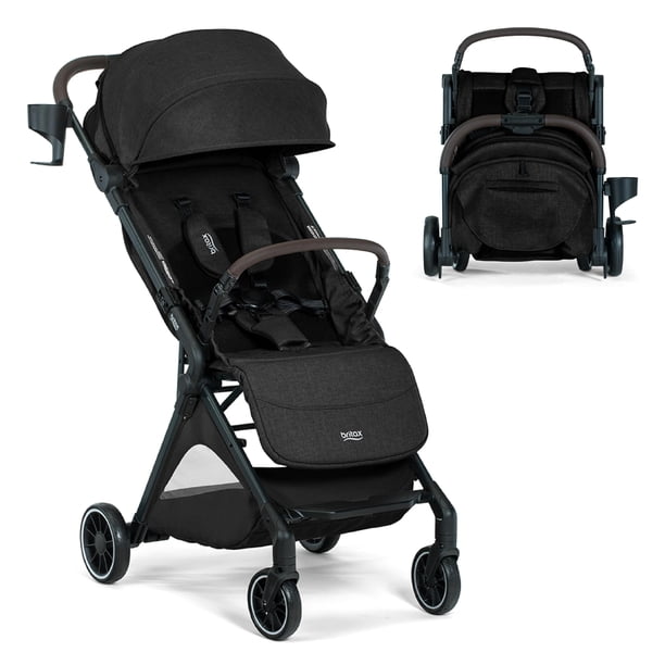 Cochecito Britax Juniper+ Compacto, portátil y ligero, negro