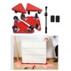 thumbnail image 3 of Elevadores de muebles para muebles pesados con ruedas, deslizadores de muebles, deslizadores fáciles, herramientas de movimiento de rodillos de - Rojo Sunnimix mover electrodomésticos, 3 of 8