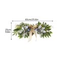 thumbnail image 4 of Chair Back Flower Foam Fruit Table Decoration Silk Cloth Artificial Wreath, 4 of 12