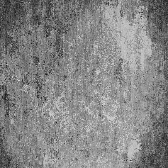 Ahgly Company Indoor Square Oriental Gray Industrial Area Rugs, 7' Square