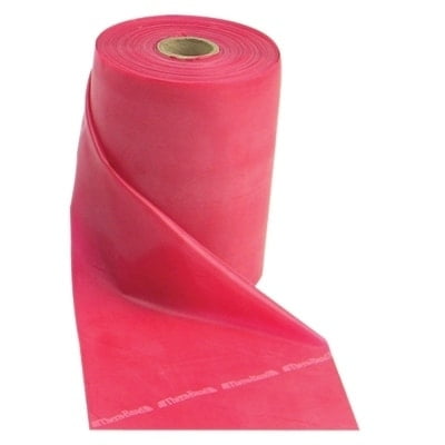 - Fabrication Ent TheraBand® Exercise Band - Latex Free - 50 yard roll - Red - Medium