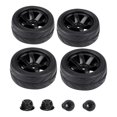 thumbnail image 4 of 4 Uds. Neumáticos de llantas de rueda de 1,9 pulgadas para 1/10 Axial Hsp Traxxas RC Car (DLT012) Likrtyny Para estrenar, 4 of 5
