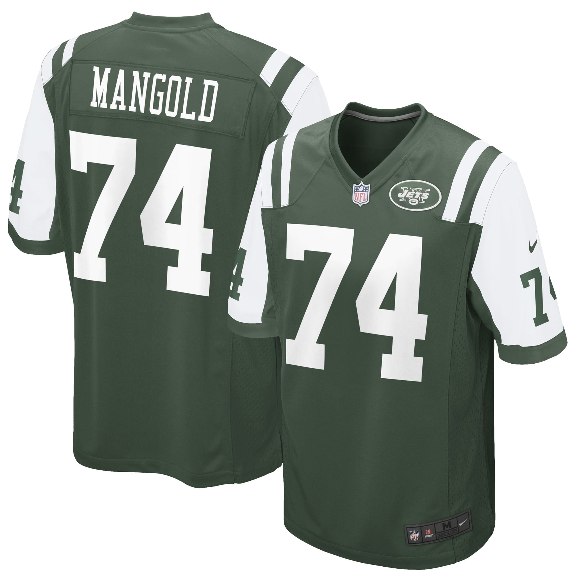 Nick Mangold New York Jets Nike Youth Team Color Game Jersey - Green - Walmart.com