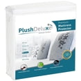 thumbnail image 1 of PlushDeluxe Mattress Protector, Waterproof Mattress Cover, Breathable & Soft Cotton Terry Surface (Queen), 1 of 4