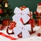 thumbnail image 5 of Decoraciones de Navidad Al Aire Libre 2 Paquetes de Terciopelo Arco de Navidad 15x14cm Agrupado Rojo Verde Rosado Blanco Paño Decoraciones Del Árbol de Navidad, 5 of 6