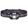 thumbnail image 2 of Luz Frontal Con Sensor Inteligente Para Exteriores, Faro Recargable Usb, Resistente Al Agua, Negro matsuzay HA014534-00, 2 of 6
